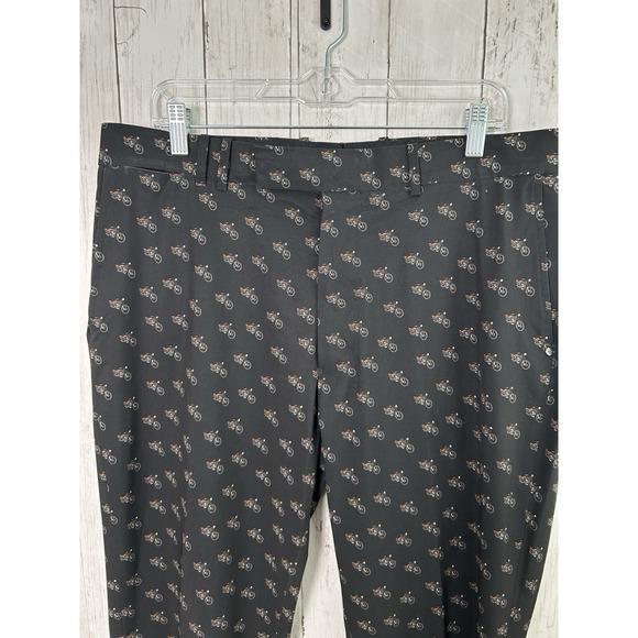 Men's Motorcycle Themed RLX Golf Dress Pants Size 35x32 - Picture 1 of 10